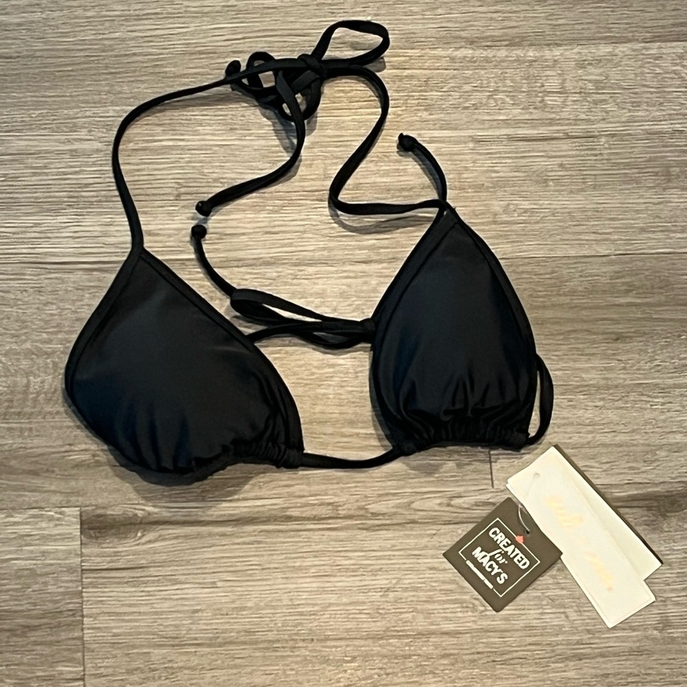Black Bikini Top by Macy’s